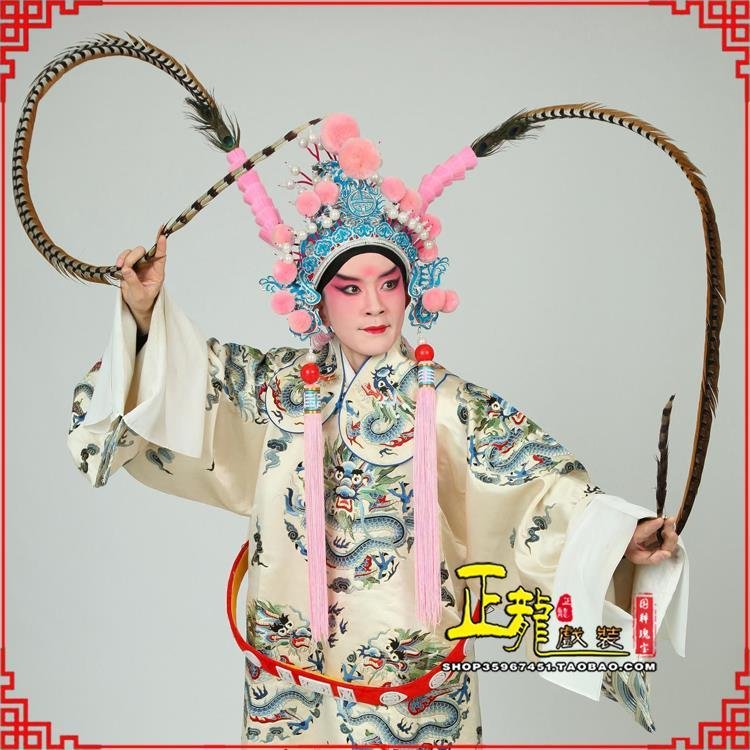 肥乡京剧戏曲道具用品舞台演出精品羽毛雉鸡毛 翎子