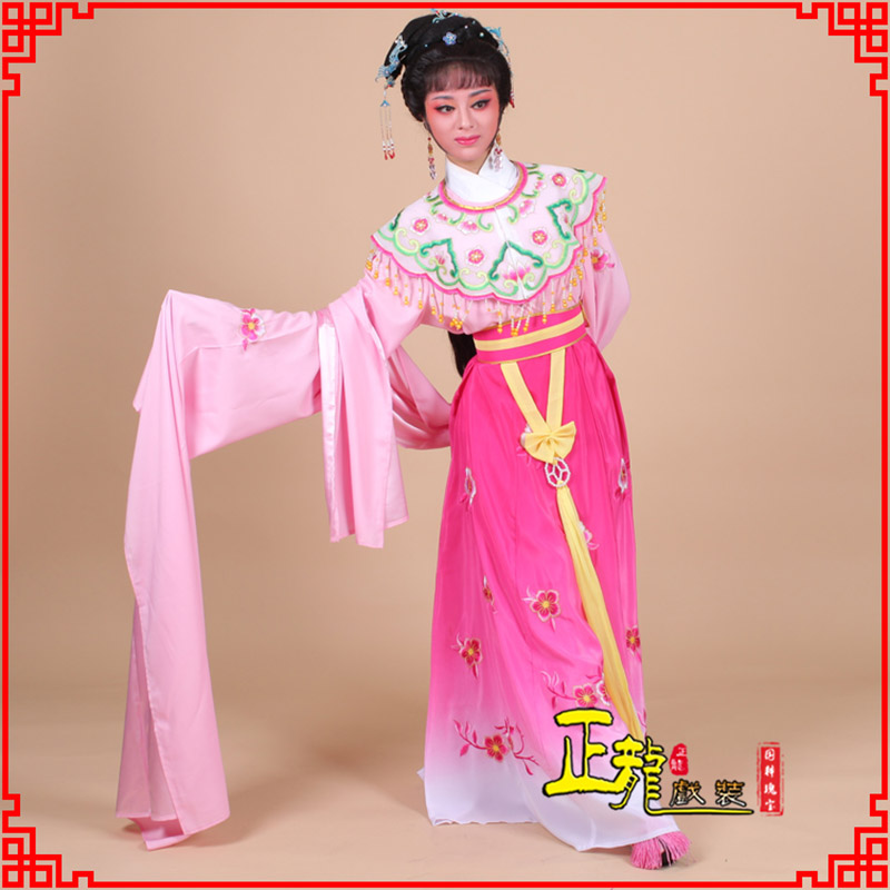 肥乡水袖青衣练功花旦服 梅花古装衣