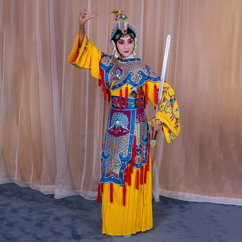 肥乡霸王别姬虞姬服 软绉别姬服