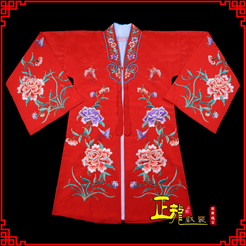 肥乡青衣花旦戏服 好绉小叶牡丹女披