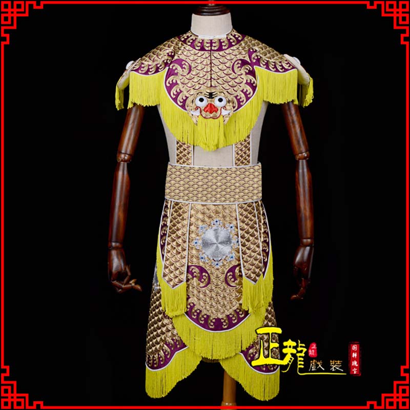 肥乡武将士兵云肩鱼鳞侉子